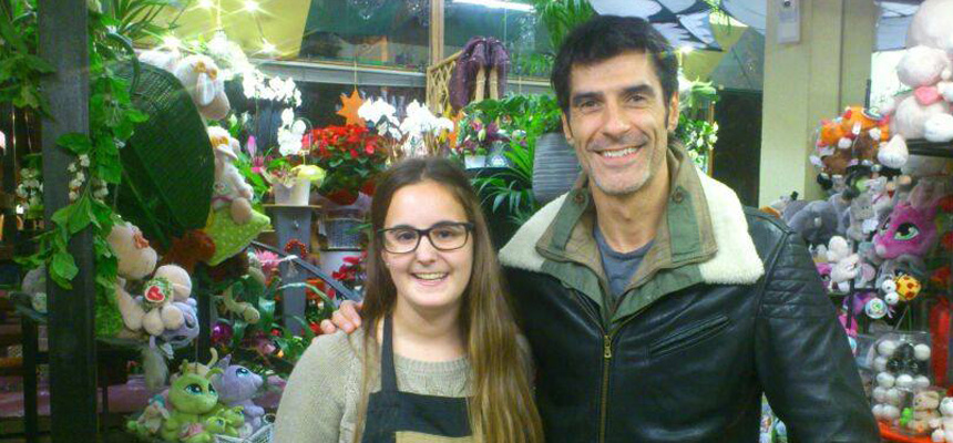 Jorge Fernandez en Floristerias Bilbao Gandarias