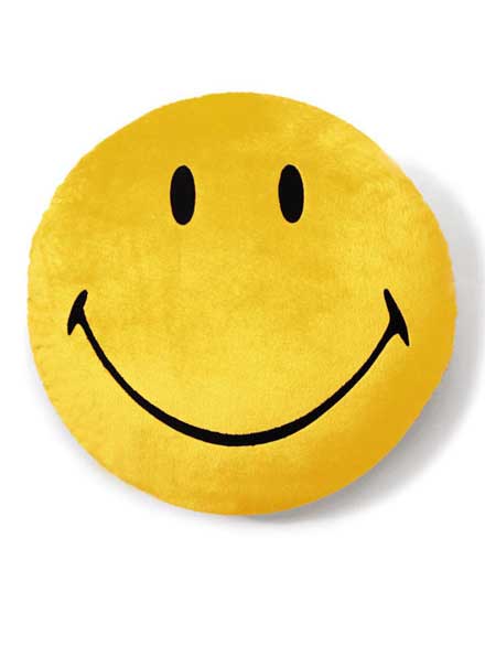 Cojn redondo Smiley Amarillo