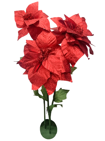 Flor de Pascua artificial XXL