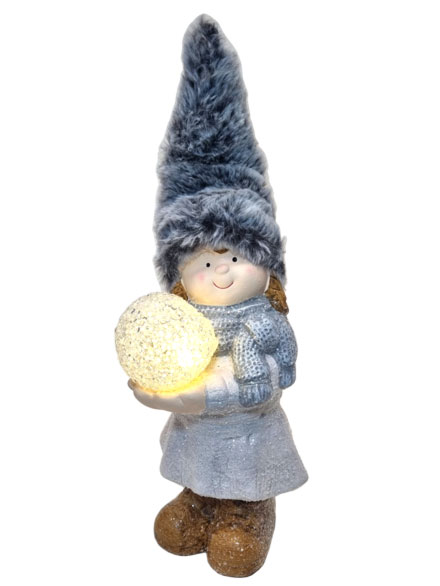 Mueco bola luz nia