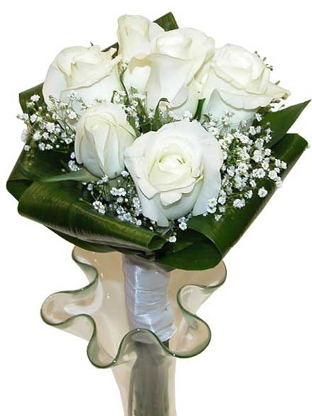 Bouquet de Novia Rosas blanco