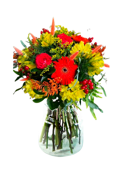 Ramo rojo y amarillo