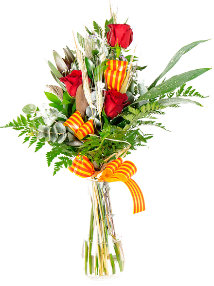 Trio de rosas San Jordi