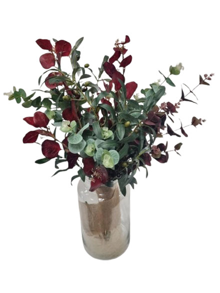 Ramo artificial verdes variados